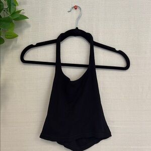 Black Halter Top